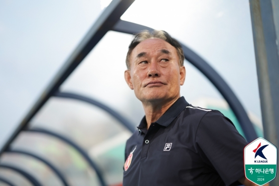 김학범 제주 유나이티드 감독. /사진=한국프로축구연맹 제공