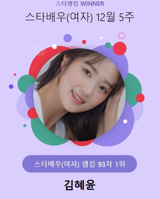 /사진=스타랭킹