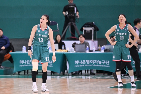 김정은(왼쪽)과 양인영. /사진=WKBL 제공