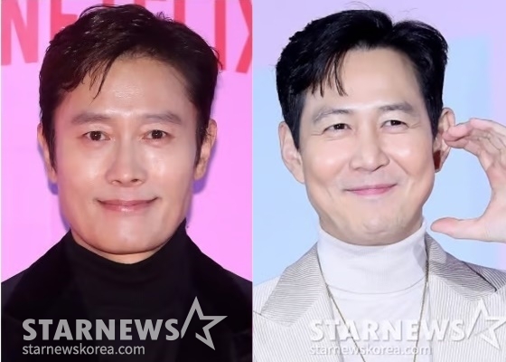 왼쪽부터 이병헌, 이정재 /사진=넷플릭스