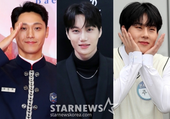 이도현, 엑소 카이, 몬스타엑스 주헌 /사진=스타뉴스 