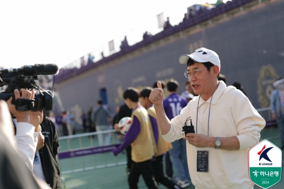이경규. /사진=한국프로축구연맹 제공