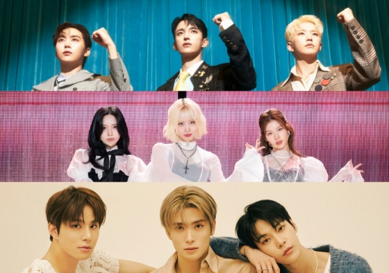 부석순, 미사모, 도재정 /사진=플레디스엔터테인먼트, JYP엔터테인먼트, SM엔터테인먼트 