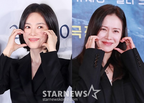 왼쪽부터 송혜교, 손예진 /사진=스타뉴스