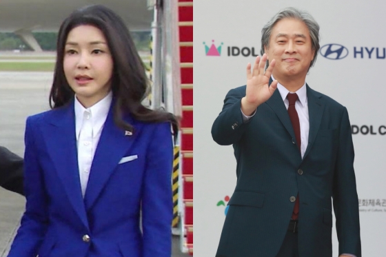 김건희 여사, 박찬욱 감독 / 사진=영화 &#039;퍼스트 레이디&#039;, 스타뉴스
