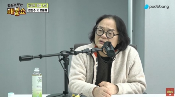 문화평론가 김갑수. /사진=유튜브 채널 &#039;팟빵 매불쇼&#039; 캡처