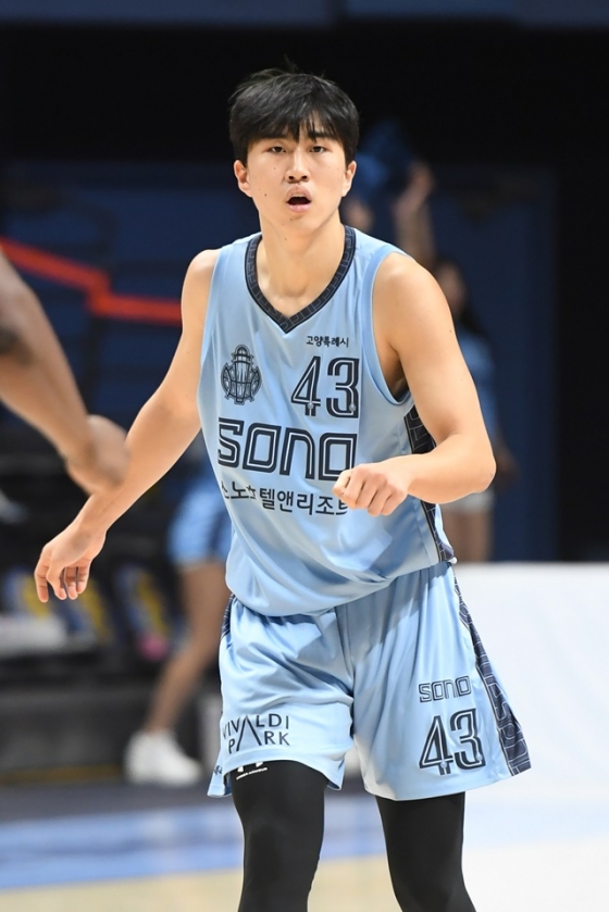 경기에 집중하는 정성조. /사진=KBL 제공