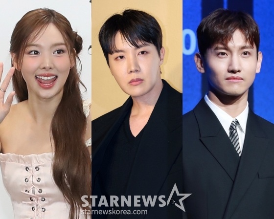 트와이스 나연, 방탄소년단 제이홉, 동방신기 최강창민 /사진=스타뉴스 