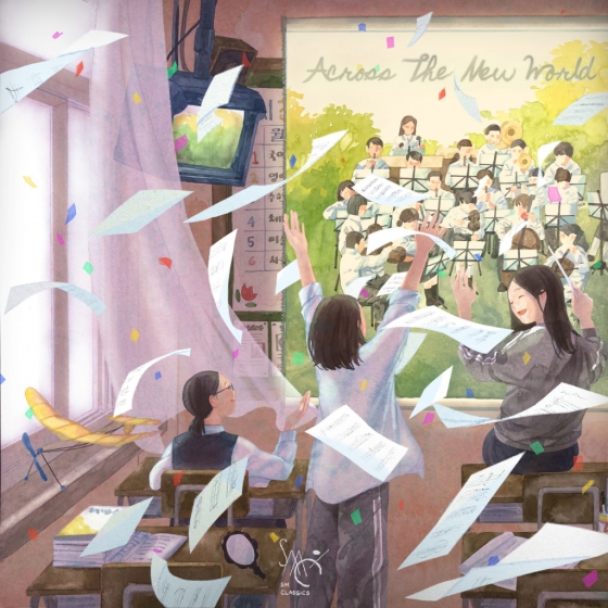 SM Classics 첫 정규 앨범 ‘Across The New World’ 디지털 커버 이미지/사진제공=에스엠엔터테인먼트