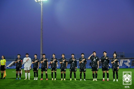 여자축구대표팀. /사진=대한축구협회 제공