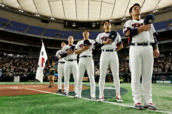 2023 WBC 대회에 출전했던 한국 야구 대표팀 선수들. /사진=WBCI(WBC 조직위원회) 제공