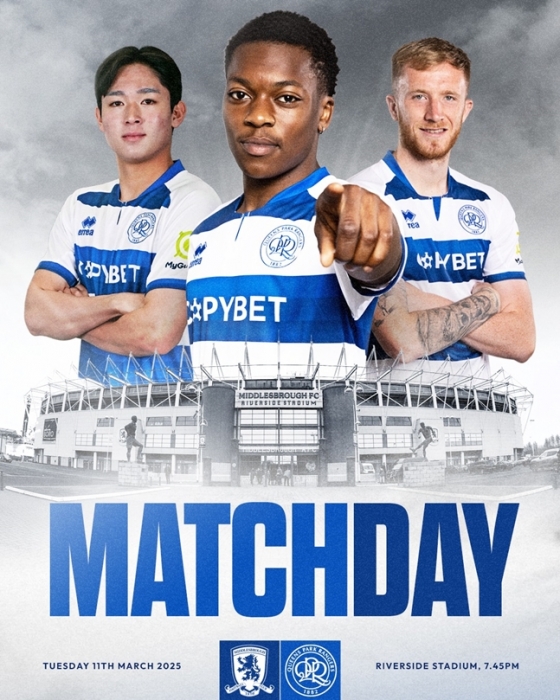 12일 매치데이를 예고하며 양민혁(왼쪽)의 사진을 내세운 QPR. /사진=QPR 공식 SNS