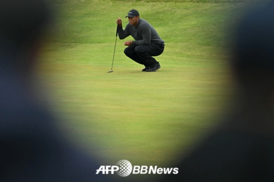 &#039;골프 황제&#039; 타이거 우즈. /AFPBBNews=뉴스1