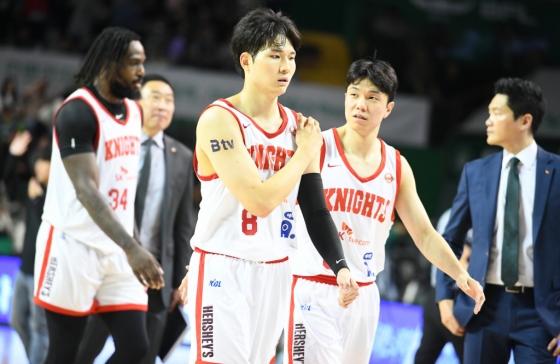 서울 SK 선수들의 모습. /사진=KBL 제공