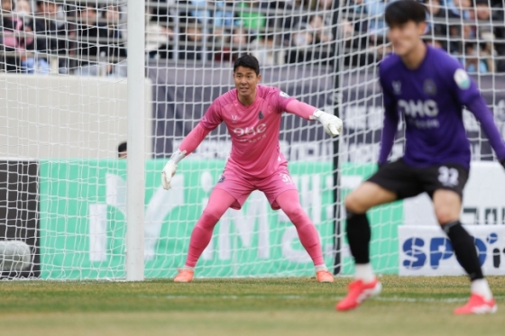 FC 안양 골키퍼 김다솔. /사진=한국프로축구연맹 제공