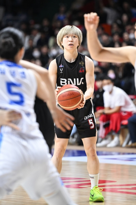 BNK 안혜지. /사진=WKBL 제공 