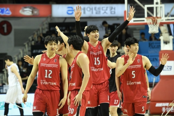 안양 정관장 선수단. /사진=KBL 제공