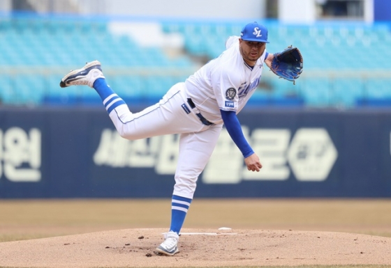 아리엘 후라도. /사진=삼성 라이온즈 제공 