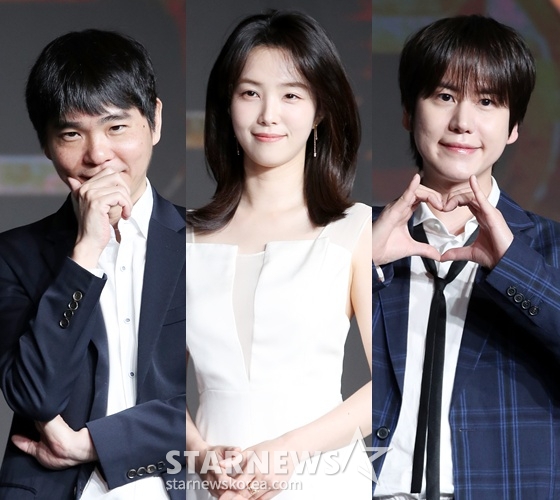 왼쪽부터 &#039;데블스 플랜2&#039; 출연자 이세돌, 강지영, 규현 /2025.04.29 /사진=김휘선 hwijpg@