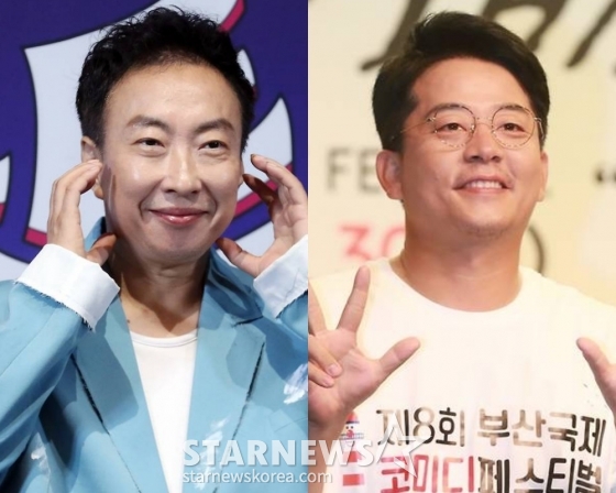 방송인 박명수(왼쪽), 김준호 /사진=스타뉴스