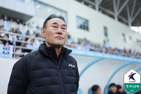 김학범 제주SK 감독. /사진=한국프로축구연맹 제공