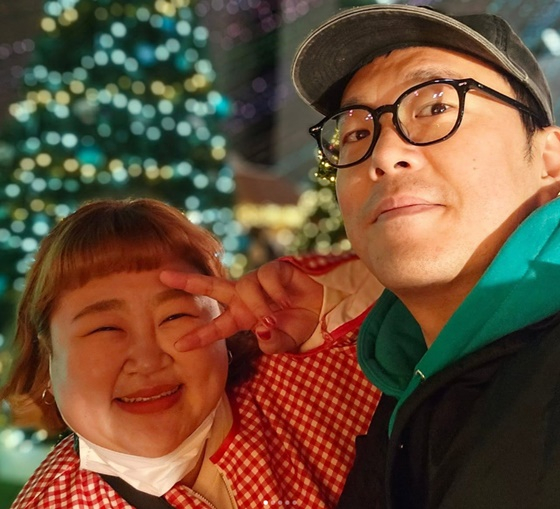홍윤화(왼쪽), 김민기/사진=김민기 계정