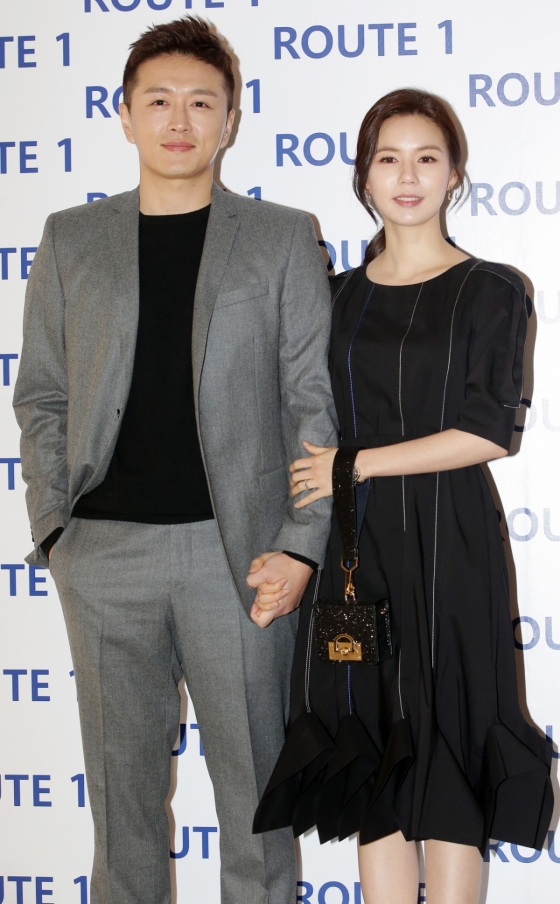 진태현(왼쪽)과 박시은 /사진=스타뉴스 