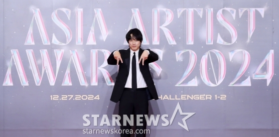 사카구치 켄타로가 &#039;제9회 아시아 아티스트 어워즈&#039;(The 9th Asia Artist Awards)&#039; 레드카펫 행사에 참석해 포즈를 취하고 있다. /2024.12.27 /사진=김창현 chmt@