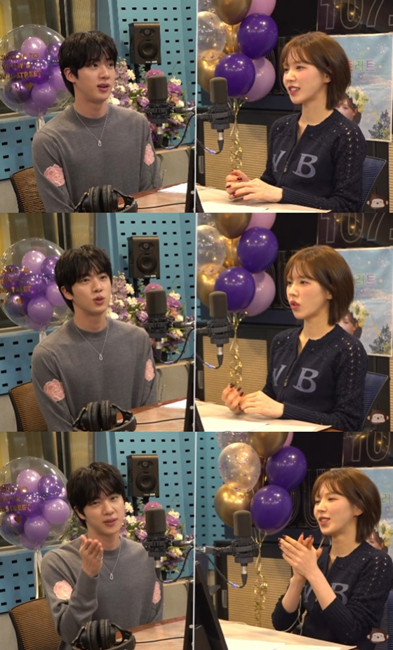 진, 웬디 /사진=SBS파워FM &#039;영스트리트&#039; 캡처