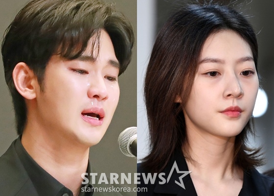 김수현, 故김새론 /사진=스타뉴스, 머니투데이