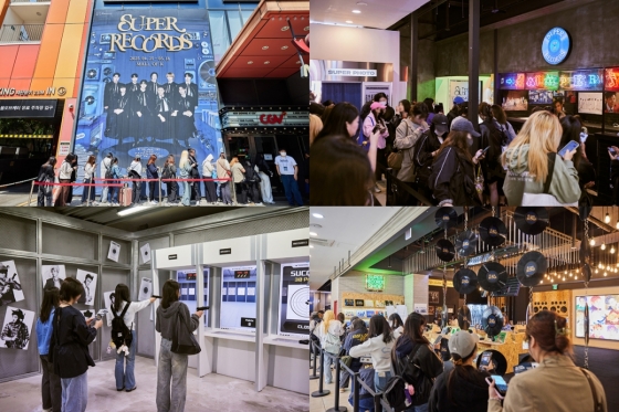 슈퍼주니어 데뷔 20주년 기념 전시회 &#039;슈퍼 레코즈&#039; 현장 이미지 /사진제공=에스엠엔터테인먼트