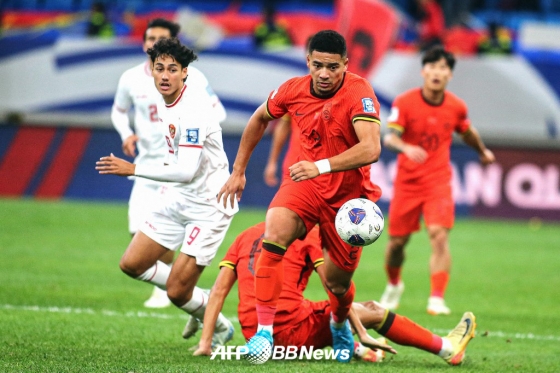 지난해 10월 열린 중국과 인도네시아의 2026 FIFA 북중미 월드컵 아시아 3차 예선 경기 모습. /AFPBBNews=뉴스1