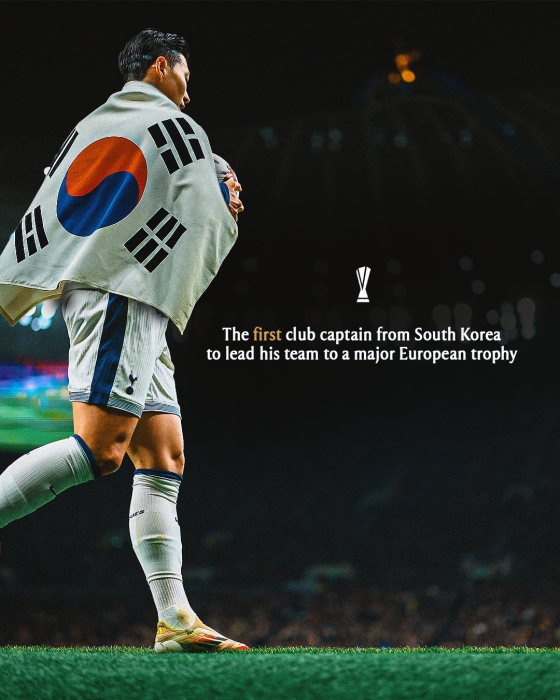 손흥민. /사진=토트넘 홋스퍼 공식 사회관계망서비스(SNS)