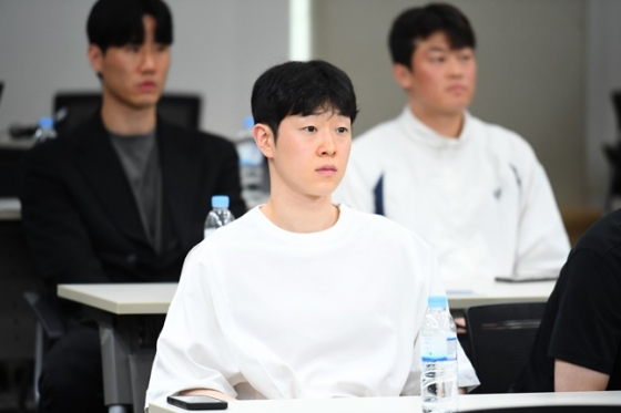 한상혁이 FA 설명회에 참석했다. /사진=KBL 제공 