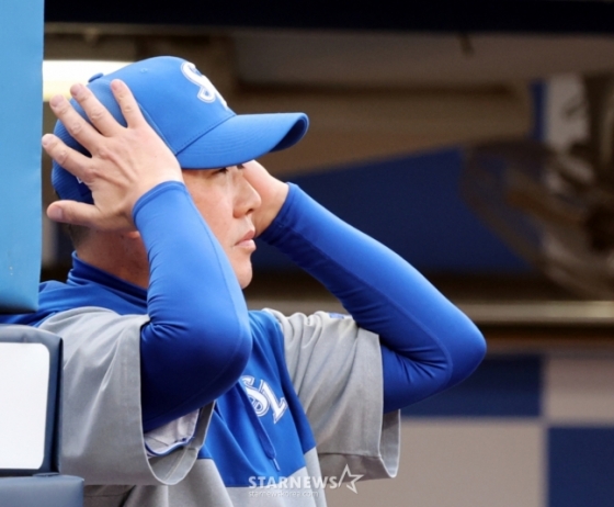 박진만 삼성 라이온즈 감독. /사진=강영조 선임기자 