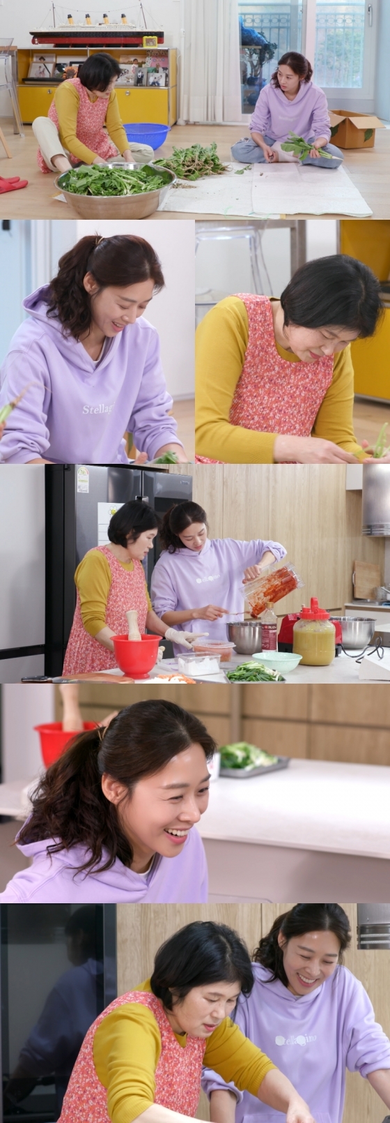 장신영 모녀 /사진=KBS 2TV &#039;신상출시 편스토랑&#039;