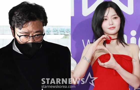안성일 대표(왼쪽), 피프티피프티 키나/사진=뉴스1, 스타뉴스