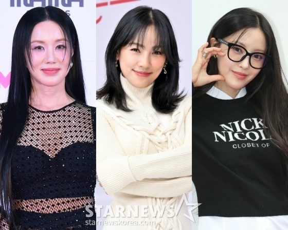 엄정화, 이효리, 효민 /사진=스타뉴스 