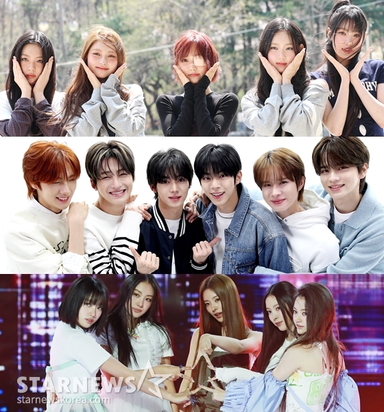 키키(KiiiKiii), 투어스(TWS), 미야오(MEOVV)(위부터) /사진=스타뉴스