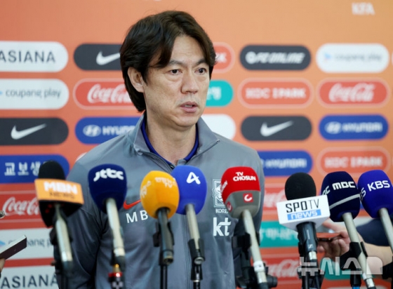 홍명보 대한민국 국가대표팀 감독. /사진=뉴시스