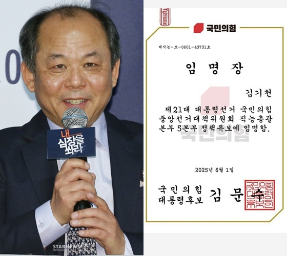 /사진=스타뉴스, 김기천 X 캡처