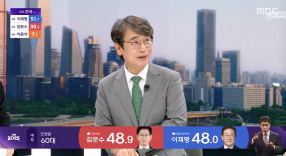 /사진=MBC &#039;선택 2025&#039; 방송 캡처