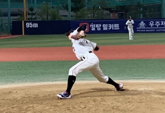 크루세이더스 투수 정성일. /사진=한스타미디어