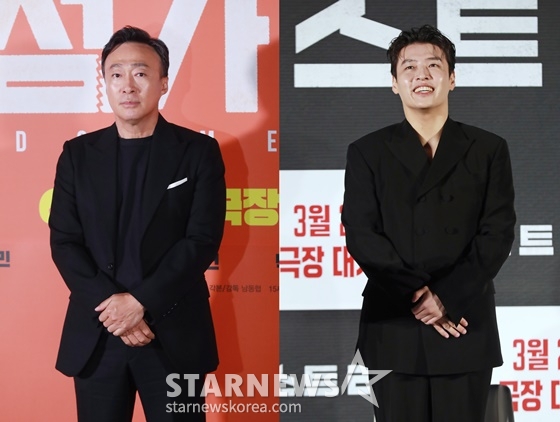 이성민(왼쪽), 강하늘/사진=스타뉴스