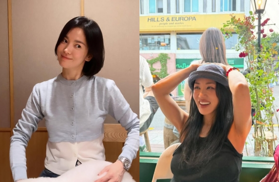 사진=송혜교, 엄정화 인스타그램