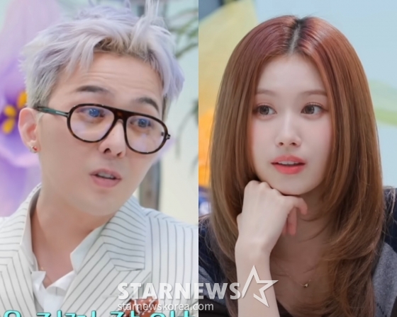 가수 지드래곤(왼쪽), 트와이스 사나 /사진=유튜브 채널 일일칠