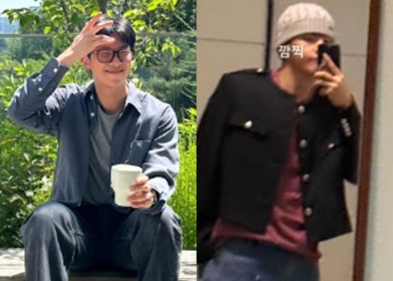 /사진=RM, 뷔 SNS