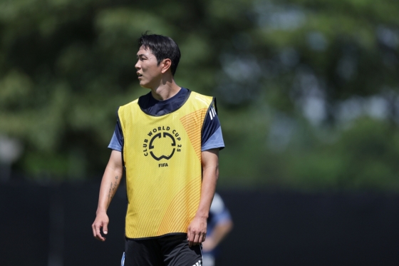2025 국제축구연맹(FIFA) 클럽 월드컵 대비 훈련 중인 울산 HD 김영권. /사진=울산 HD 제공