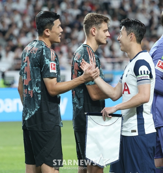김민재(왼쪽)와 손흥민. /사진=김진경 대기자