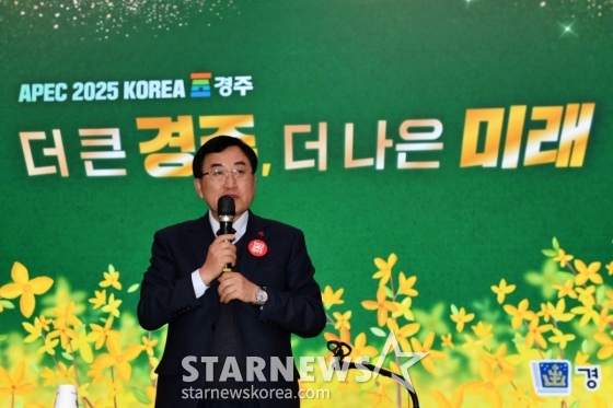 주낙영 경주시장 /뉴스1  Copyright (C) 뉴스1. All rights reserved. 무단 전재 및 재배포,  AI학습 이용 금지. /사진=(경주=뉴스1) 최창호 기자